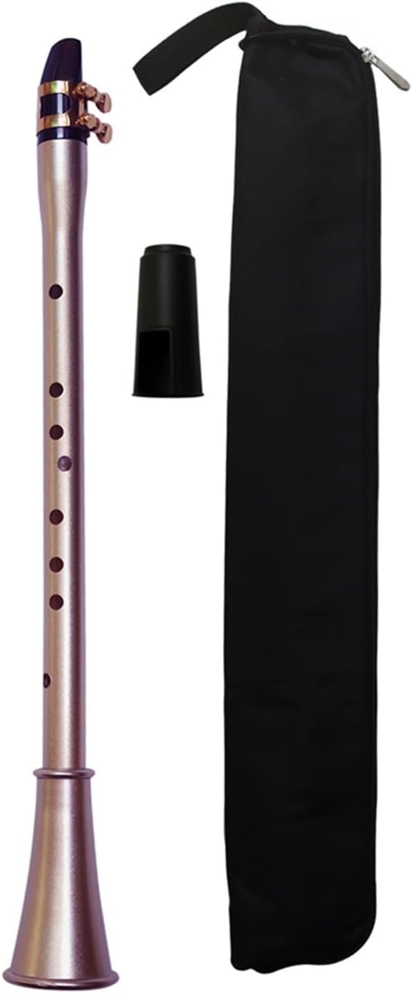 KESHUO Pocket Saxophone ABS Sax Mini Portable Saxophone Little Saxophone with Carrying Bag Woodwind Instrument Brass Sax Beginners Kit (Color : C Key)