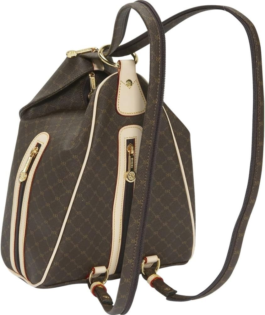 Signature Zipper Strap Backpack