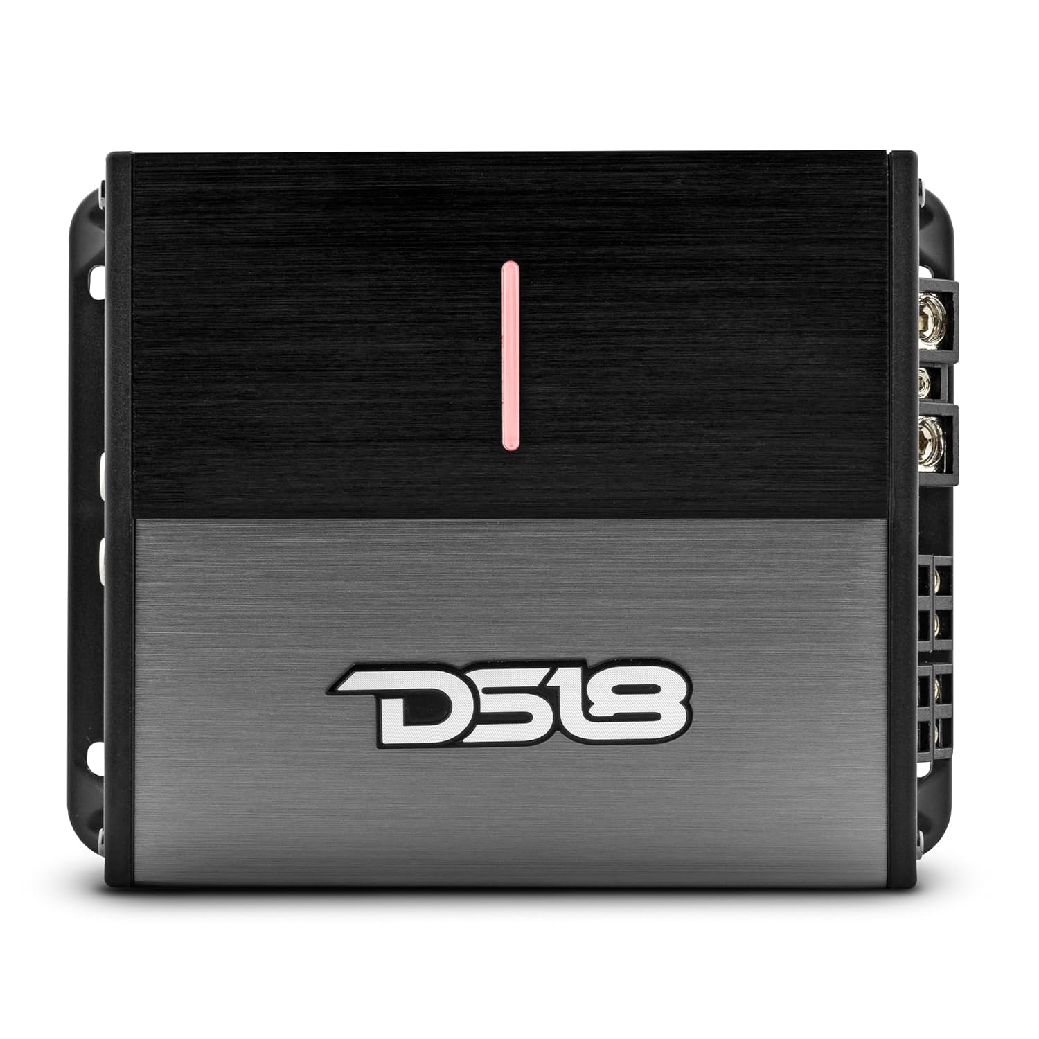 DS18 ION1000.4D Compact Full Range Class D 4 Channel Amplifier 4 X 150 Watts RMS @ 4 OHM - Silver/Black (Renewed)