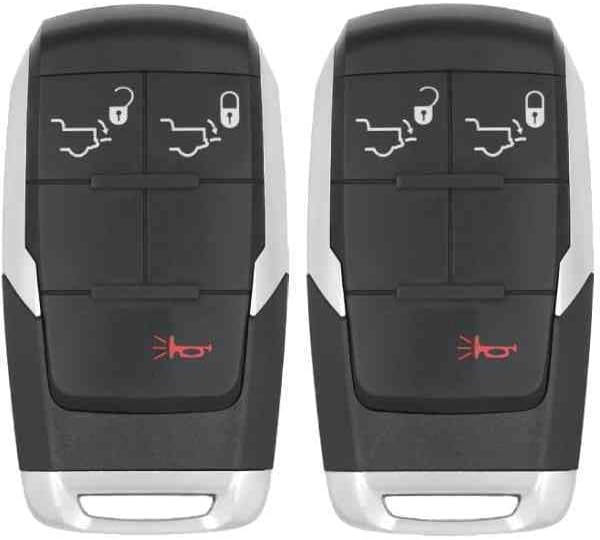 Replacement Smart Key Fob for Ram Laramie 2020 FCC GQ4-76T GQ476T Part Number 6838117168381171AC68381171AA68381171A Pack of 2