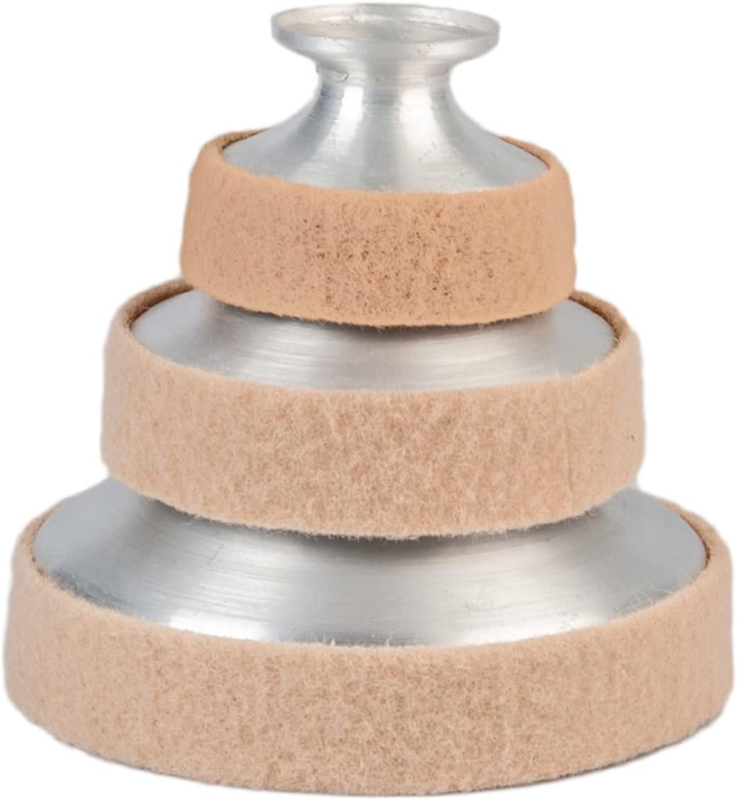 Saxophone Parts 3 PCS Sax Mute Set Aluminum Alloy Sax Mute Saxophone Sound Dampener Practice Silencer