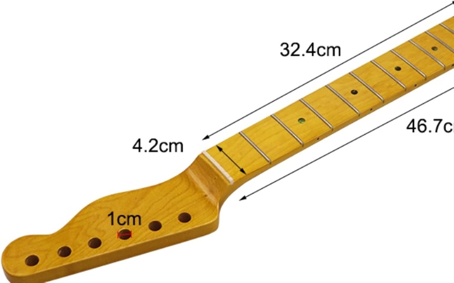 Electric Guitar Neck Maple Neck 6 String 21 Frets for TL Guitar Neck Good Handicraft Electric Guitar Neck