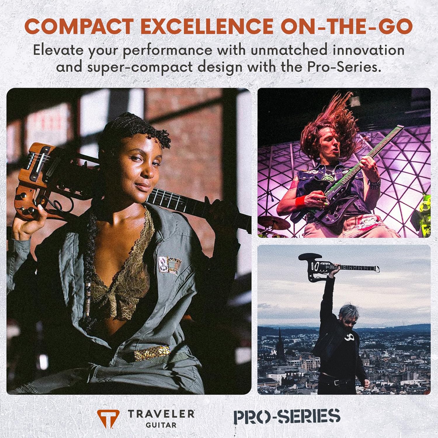 Traveler Guitar Acoustic Guitar 6 String Pro-Series Mod-X (Matte Black), Right, (PSM BKM)