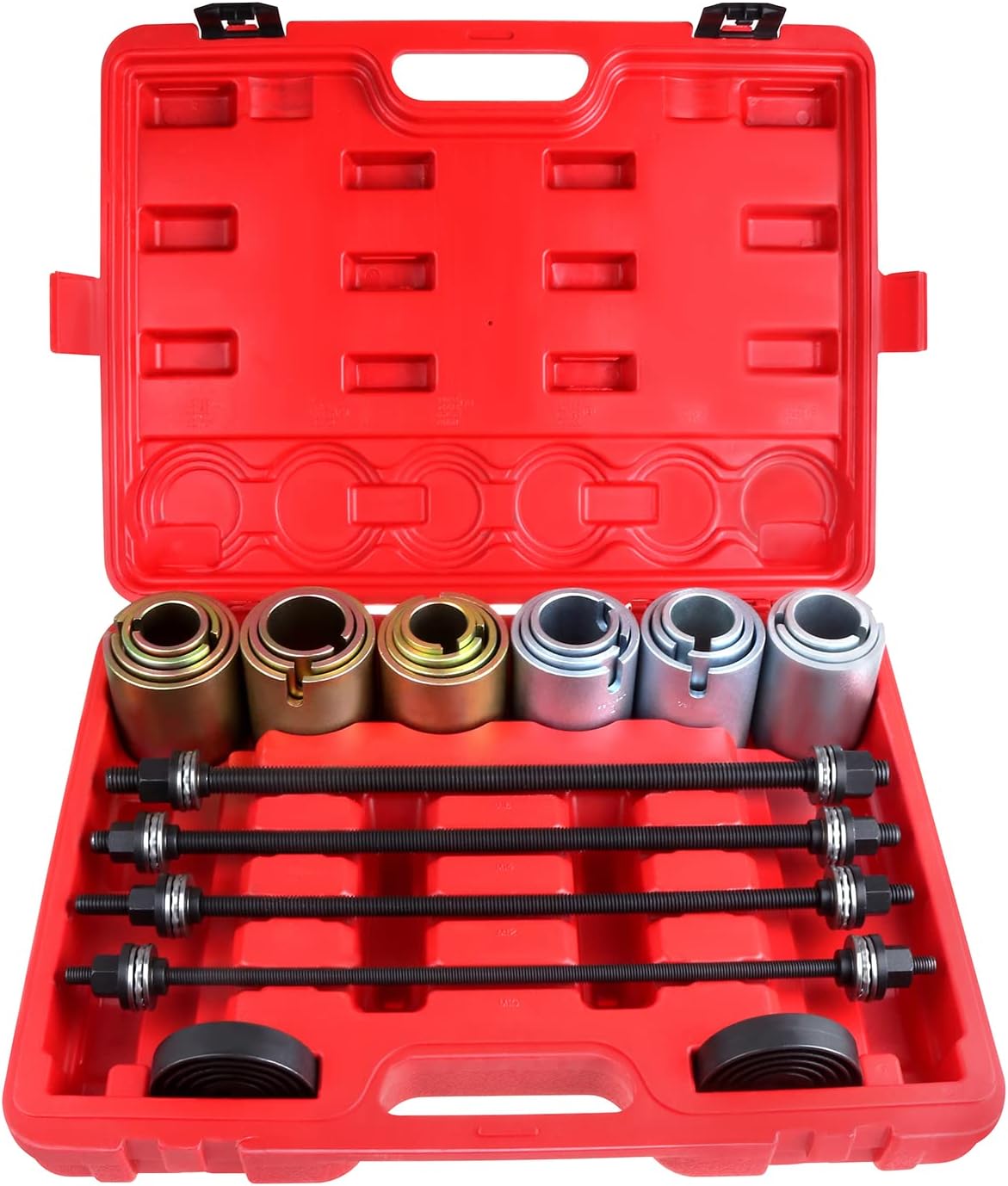 SCITOO Fit Cars LCV and HGV Engines Universal Press and Pull Sleeve Kit Removal Installation Bushes Bearings Tool Kit