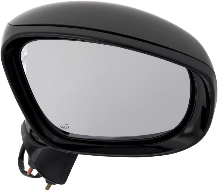 KarParts360 For Chrysler Pacifica 2017-2024 Door Mirror Passenger Side | Heated | Power | Manual Folding | Paintable | Excluded Memory | Excluded Signal Light | Replacement For CH1321513 | 6WY94AXRAA