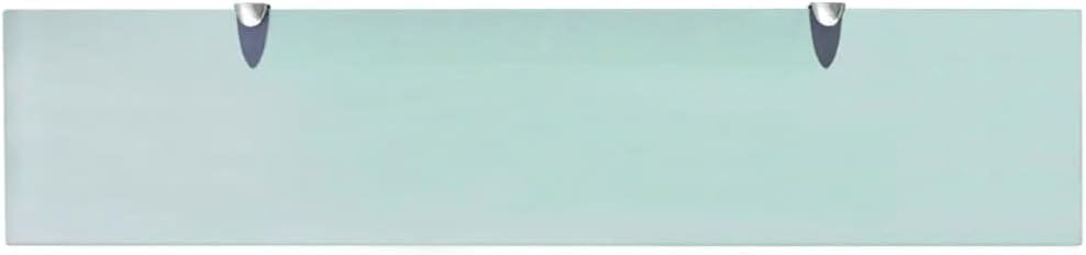 Floating Shelves 2 pcs,Wall Storage Shelves, Wall Mounted Shelf Organizer Unit Display Shelf,for Living Room, Bedroom, Kitchen, Bathroom,Office,Tempered Glass 35.4