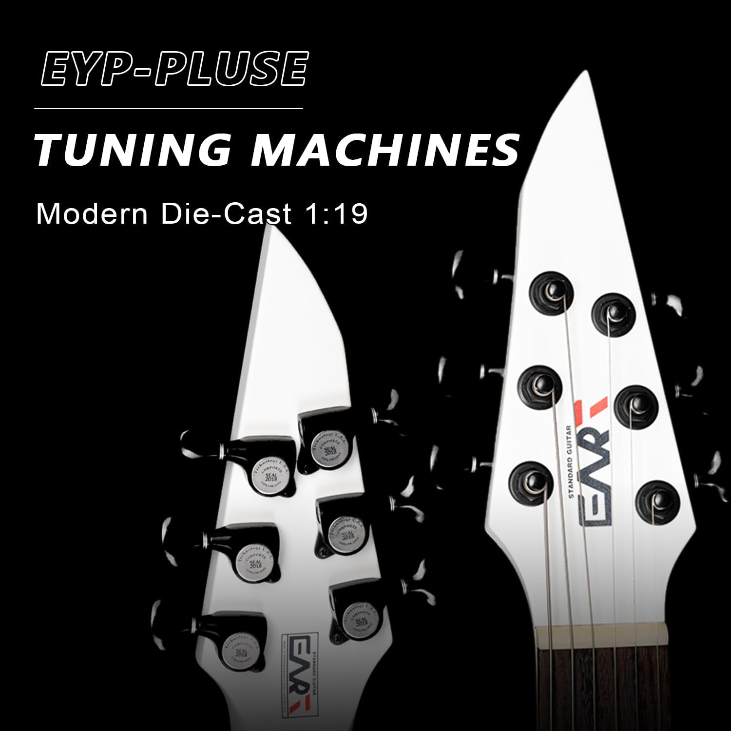 EART EYP-Pulse Soild Body Electric Guitar with Roasted Mahogany Body and Artones-MDC135 Active Pickups Rock