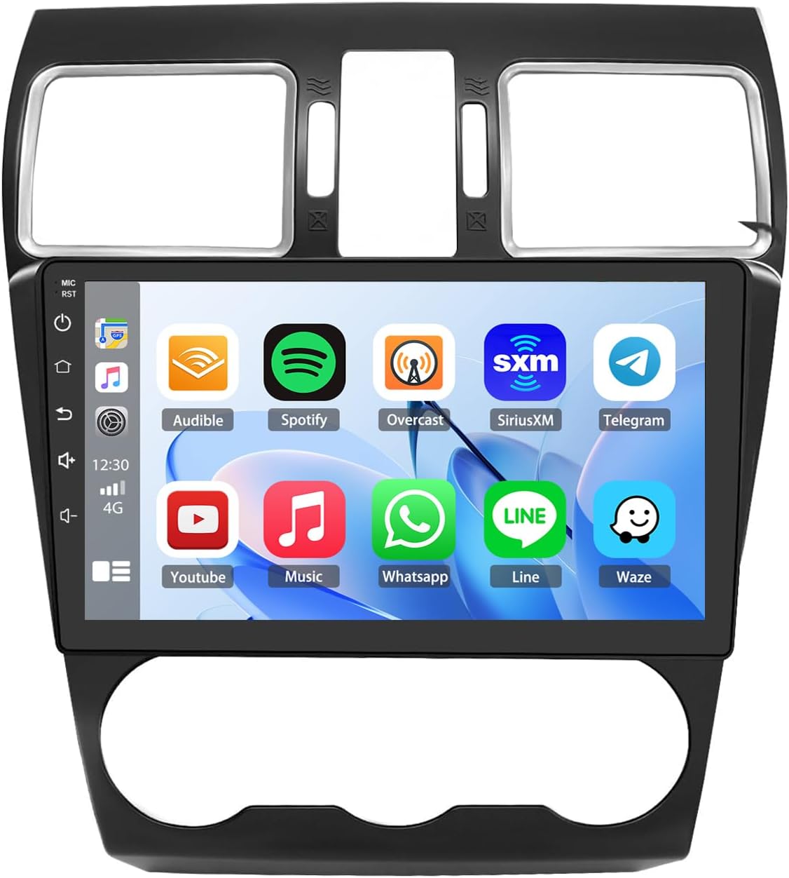 Android 15 Double Din Car Stereo Radio for Subaru Forester WRX Impreza 2015-2018,9