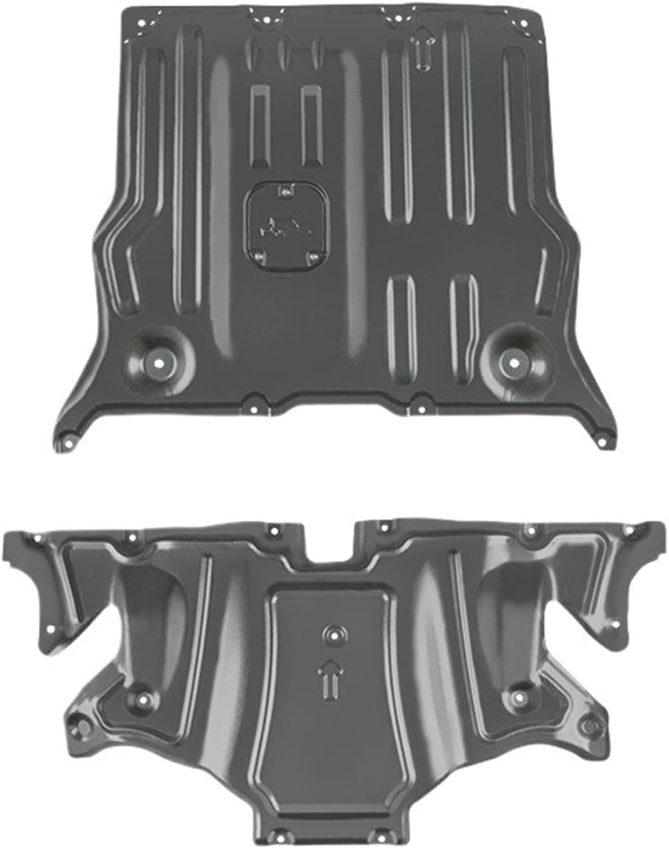 Car Chassis Armor Soundproof Cotton Compatible For Tesla Model 3 Engine Guards Manganese Steel Engine Protection Device Model3 Accessories(Alloy)