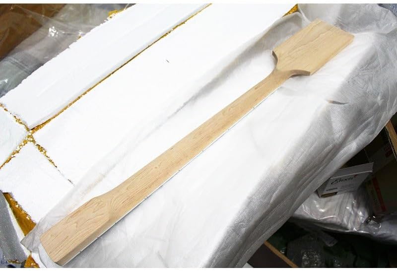 20 Frets Paddle Headstock DIY Maple Electric Bass Guitar Neck Rosewwood Fingerboard Inlay Block Guitar Accessories Parts