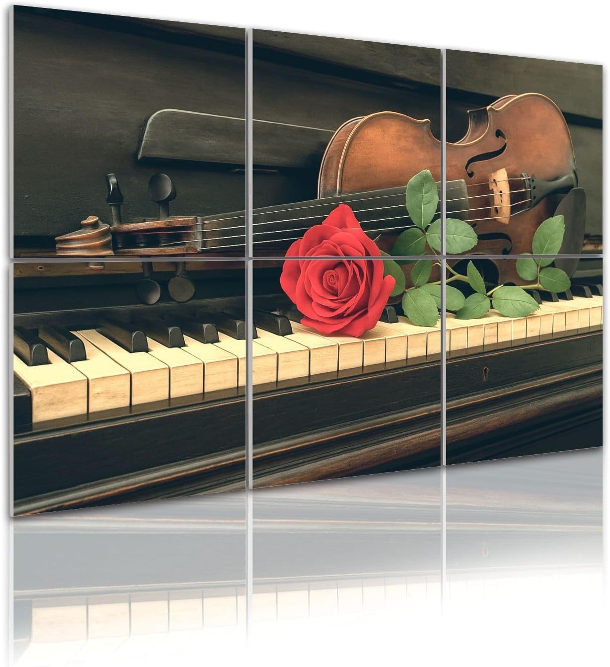 6 Pack Art Acoustic Panels music instrument composition Sound Absorbing Panel 48