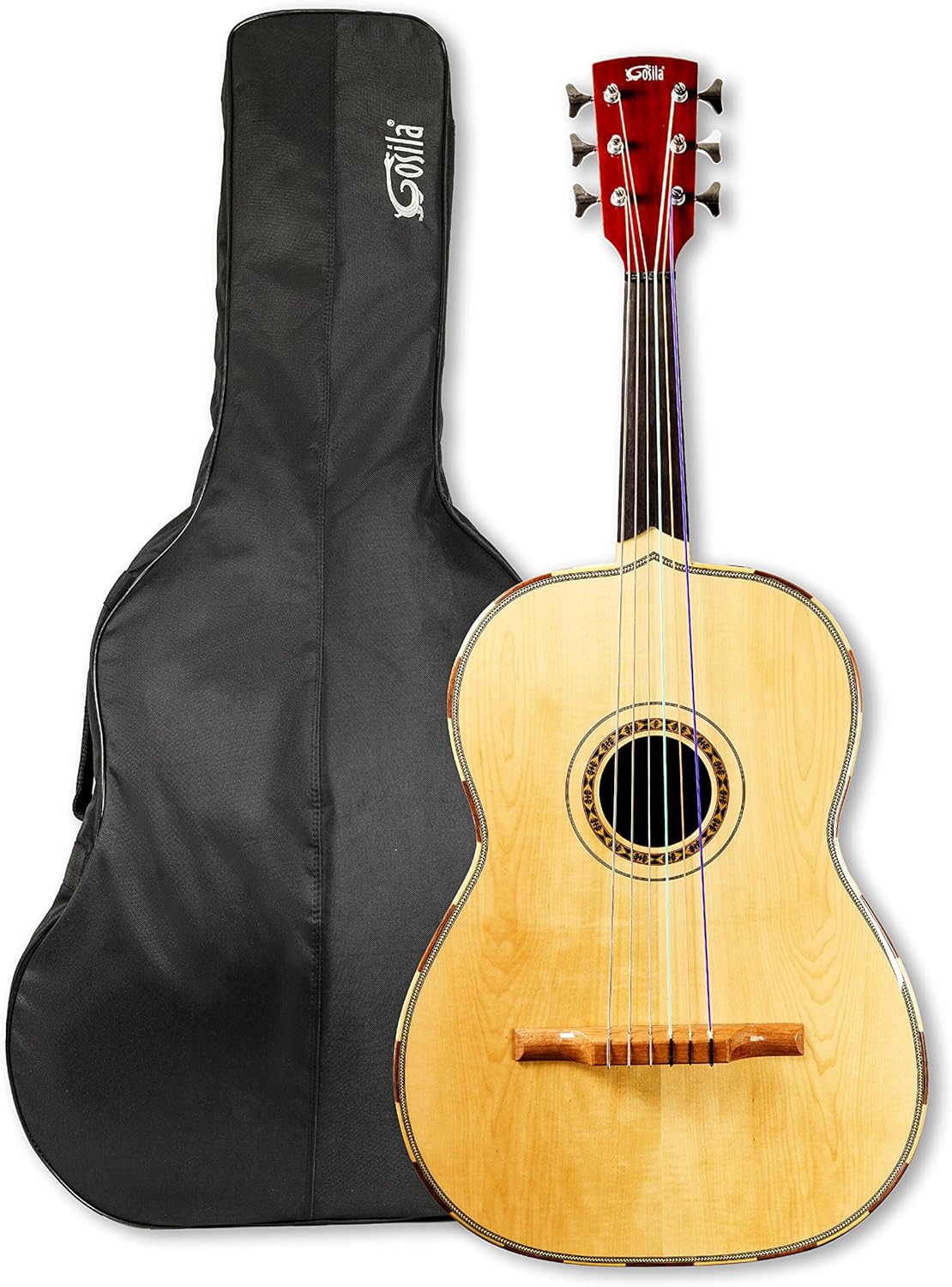 6 String Guitarron Linden top Linden back & sides Okoume Neck