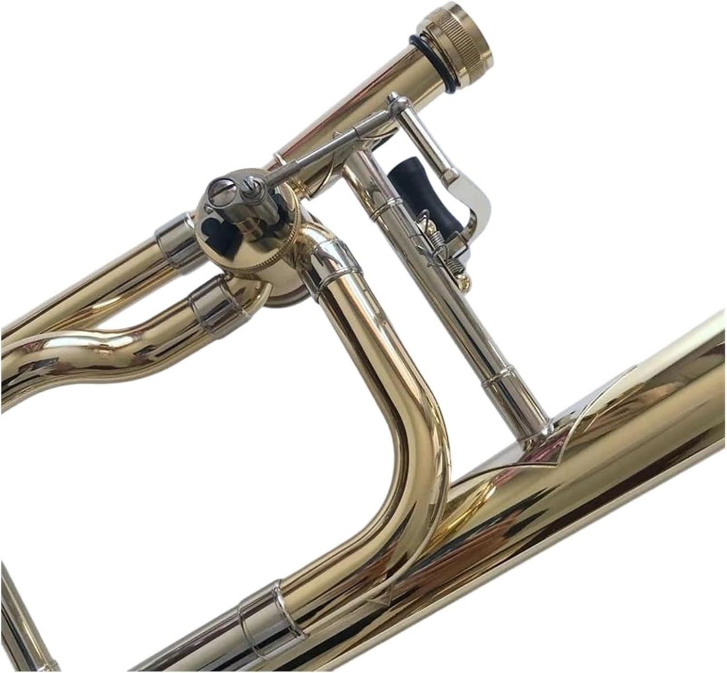 Adult Trombone Instrument B/F Alto Trombone Phosphor Bronze Lacquer Gold Band Accessories