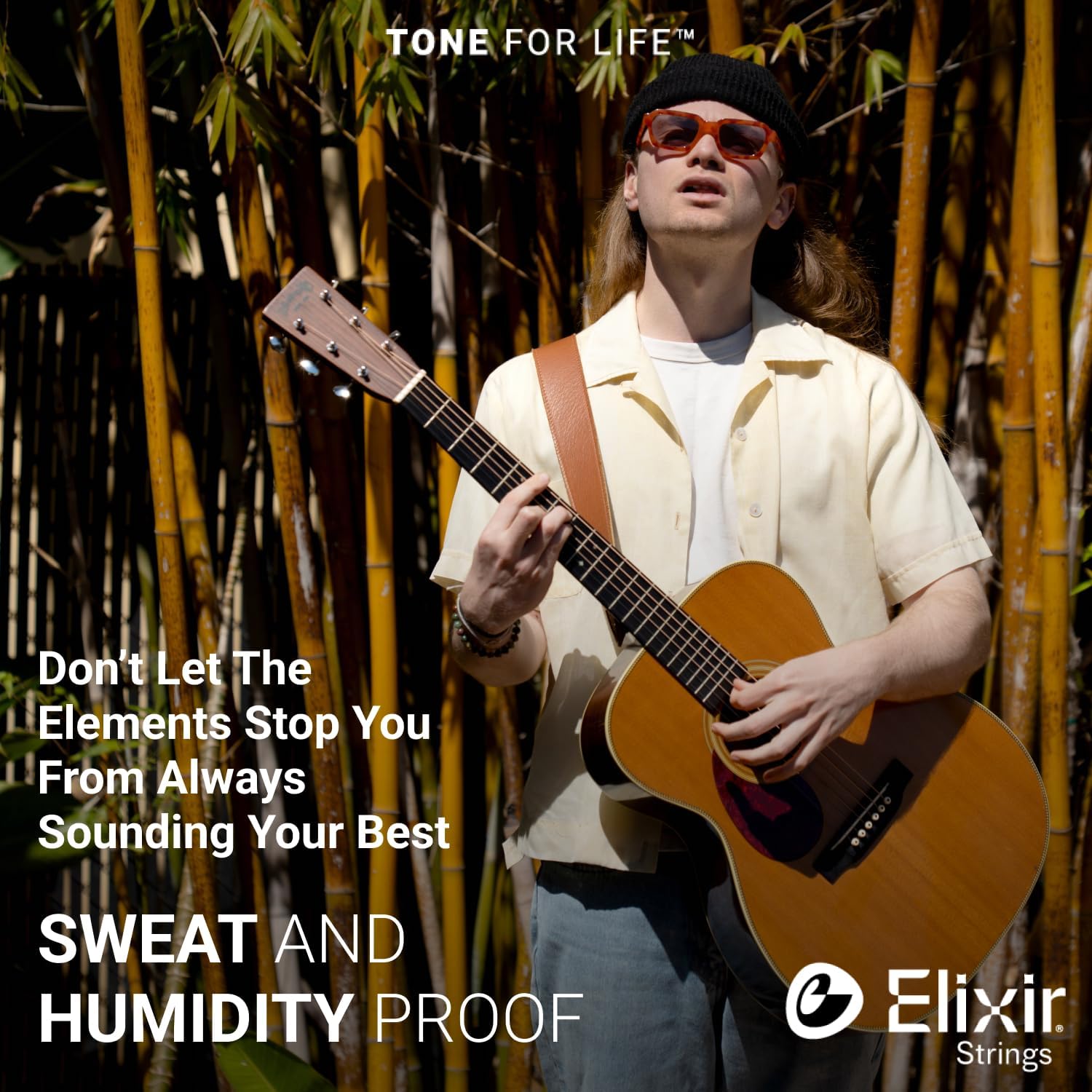 Elixir Strings, Acoustic Guitar Strings, 80/20 Bronze with NANOWEB Technology, Longest-Lasting Bright and Focused Tone with Comfortable Feel, 4 Pack, Custom Light 11-52