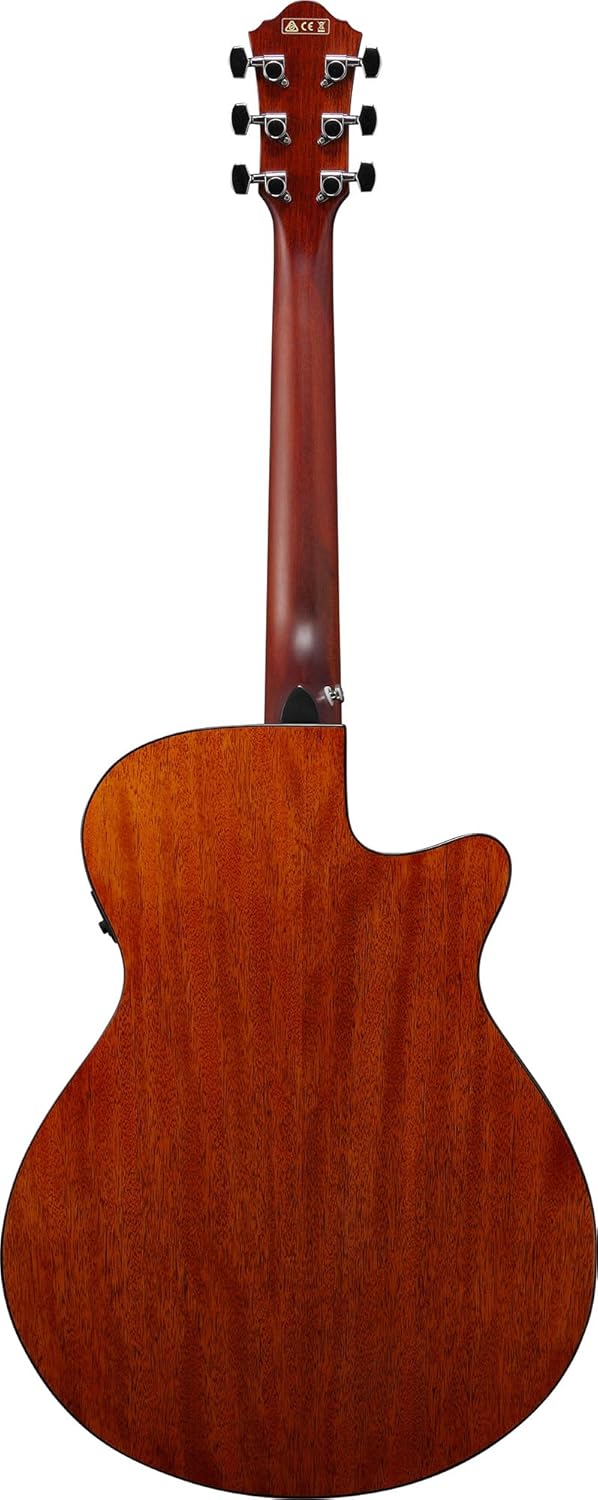 Ibanez AEG50L AEG Left-Handed Acoustic-Electric Guitar - Black High Gloss Bundle with Gig Bag, Strap, D'Addario Strings, Picks, Austin Bazaar Instructional DVD, and Polishing Cloth