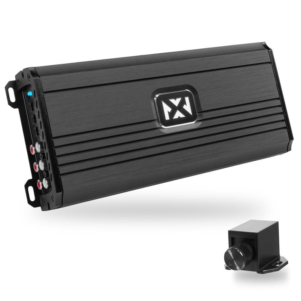 NVX NDA11005 2200W Peak (1100W RMS) N-Series Class-D 5-Channel Amplifier with Remote Bass Knob