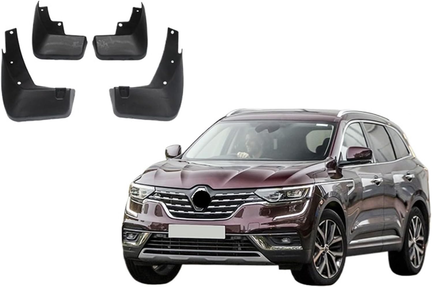 Compatible with Renault Koleos 2017-2023 2018 2019 2020 2021 2022 Car Mudflaps Mud Flaps Splash Guards Mudguards Flap Fender Accessories