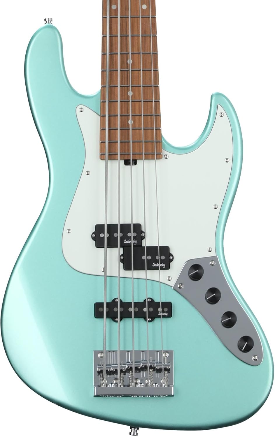 Sadowsky MetroExpress 21-Fret Hybrid PJ 5-string Bass - Sage Green Metallic