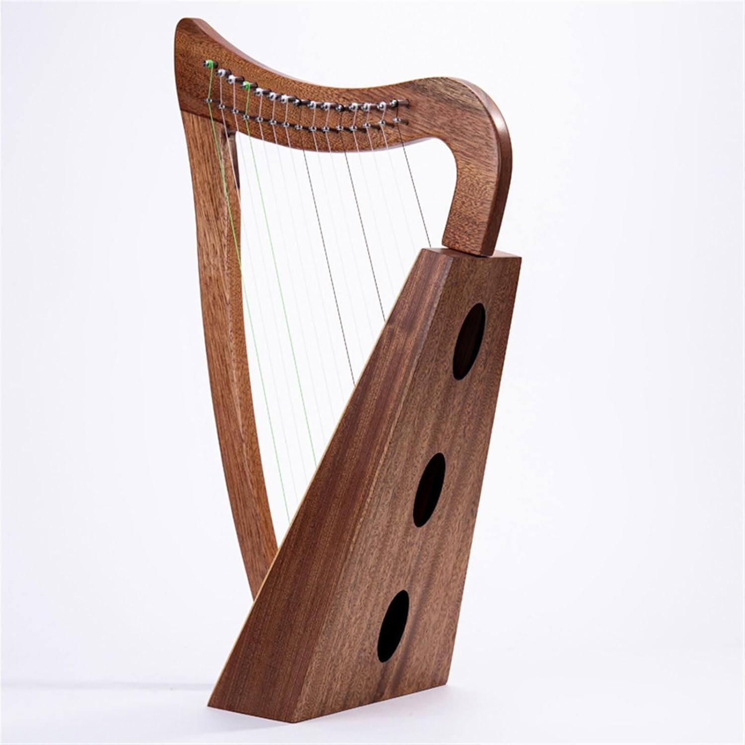 Lyre Harp Set 15-string Niche Instrument Small Harp Mahogany Veneer/spruce Veneer