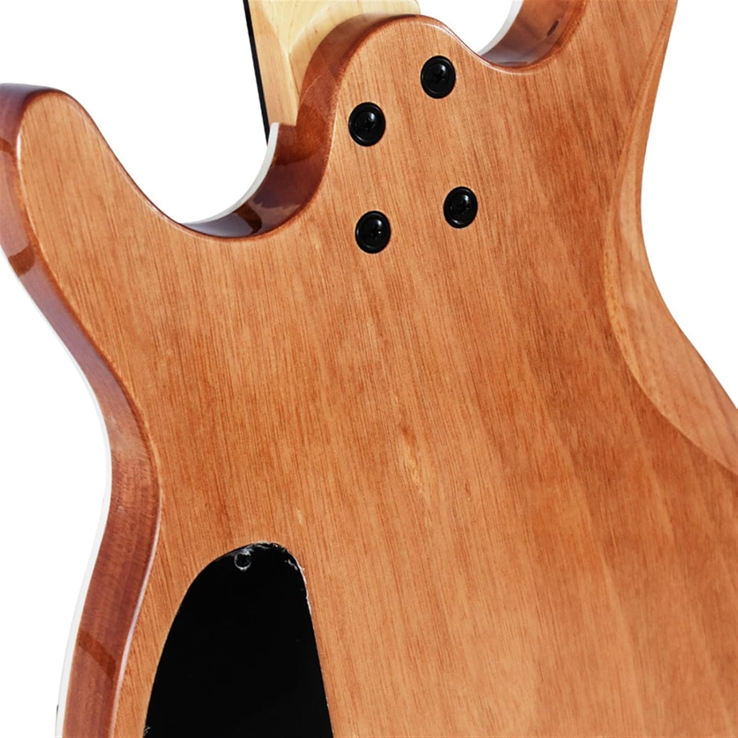 VENEKA Headless Electric Guitar 6-String Headless Electric Guitar Mahogany Body Mahogany Neck Rosewood Fretboard with Black Hardware