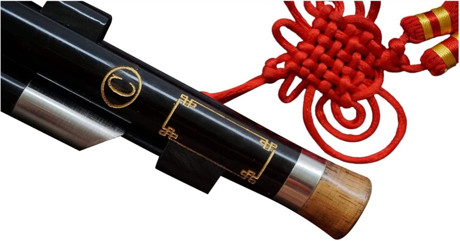 FLFL Hulusi Ebony 3 Octaves Hulusi Flute Woodwind W/Case (Color : Bb Key)