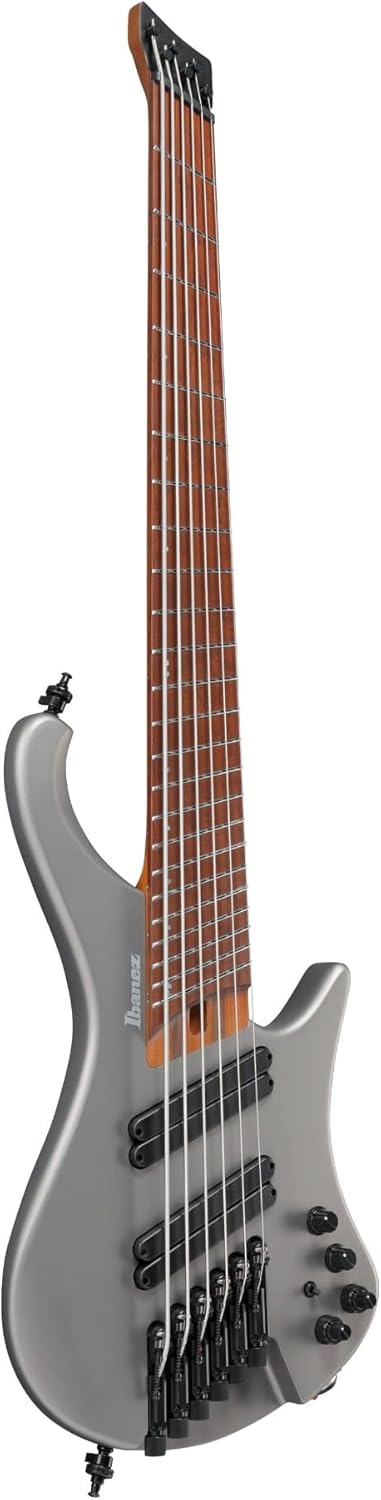 Ibanez Bass Workshop EHB1006MS 6-string Bass Guitar - Metallic Gray Matte