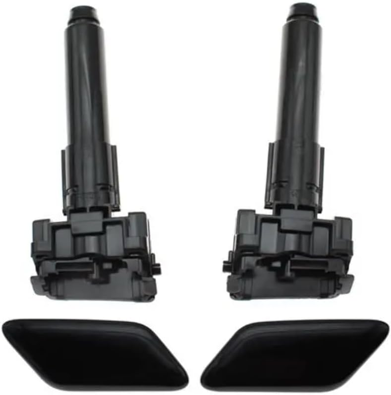 Headlight Washer Jet Compatible with for Camry 2018 2019 8535433020 8520733120 Front Bumper Headlight Washer Nozzle Jet Cleaning Spray Pump with Cover Cap