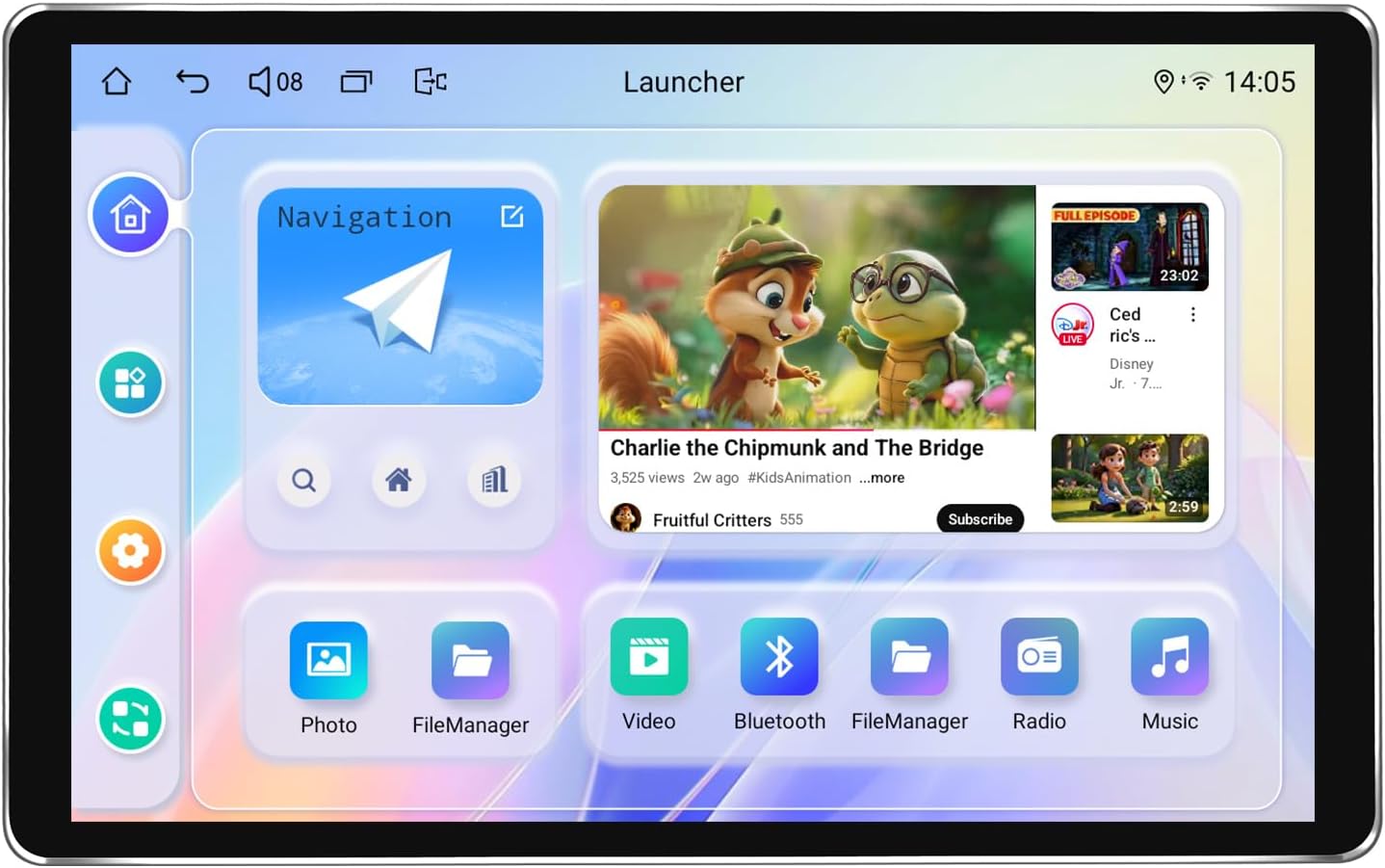 Joying 10.1 Inch Double Din Car Stereo, Car Radio with Apple Carplay & Android Auto, 4GB+64GB Android 13 Head Unit with Mirror Link, AM/FM, Bluetooth, SWC, GPS(JY-UTD10N4)
