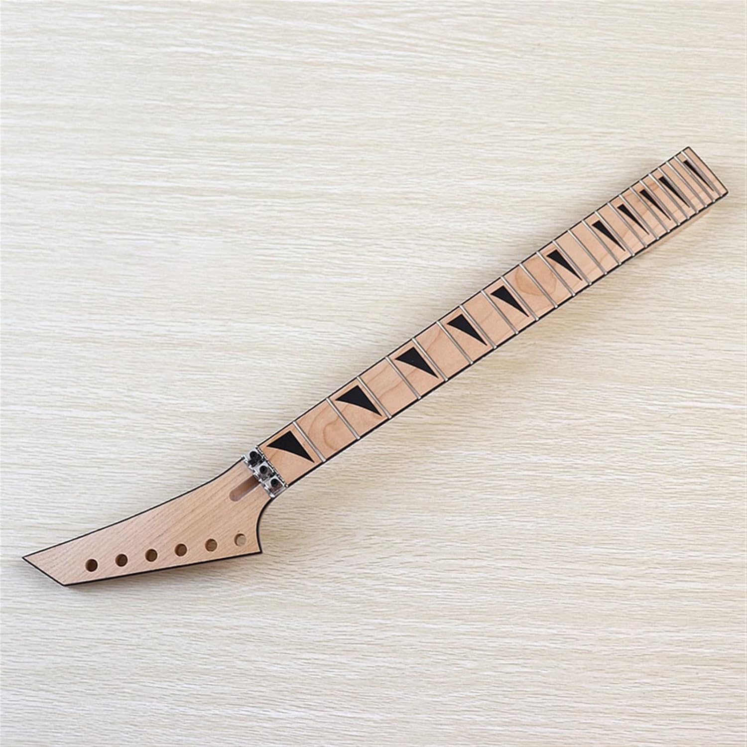TSTS Electric Guitar Neck 6 String Matte Finish Maple Fretboard 24 Fret for ST IBZ Guitar Parts Guitar ​Neck Replacement