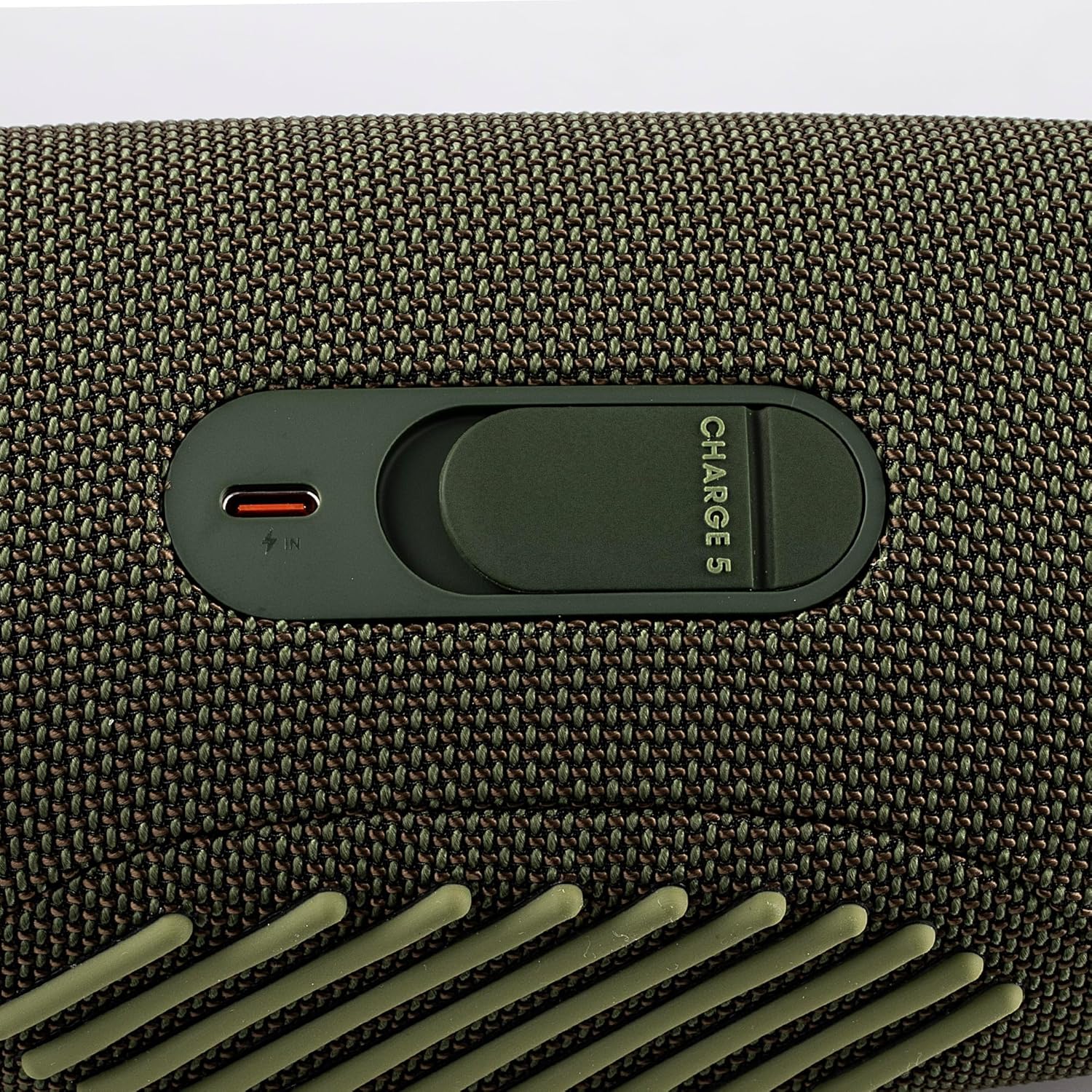 JBL Charge 5 Wireless Bluetooth Speaker (Green) | Rugged IP67 Waterproof Outdoor Audio with Deep Bass & 20H Playtime | Includes Protective Travel Case for Beach, Hiking, Camping, and More