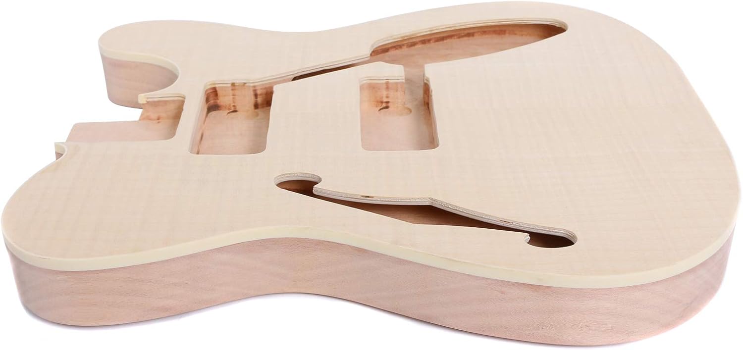 Unfinished Guitar Body Replacement Mahogany Maple wood Electric guitar