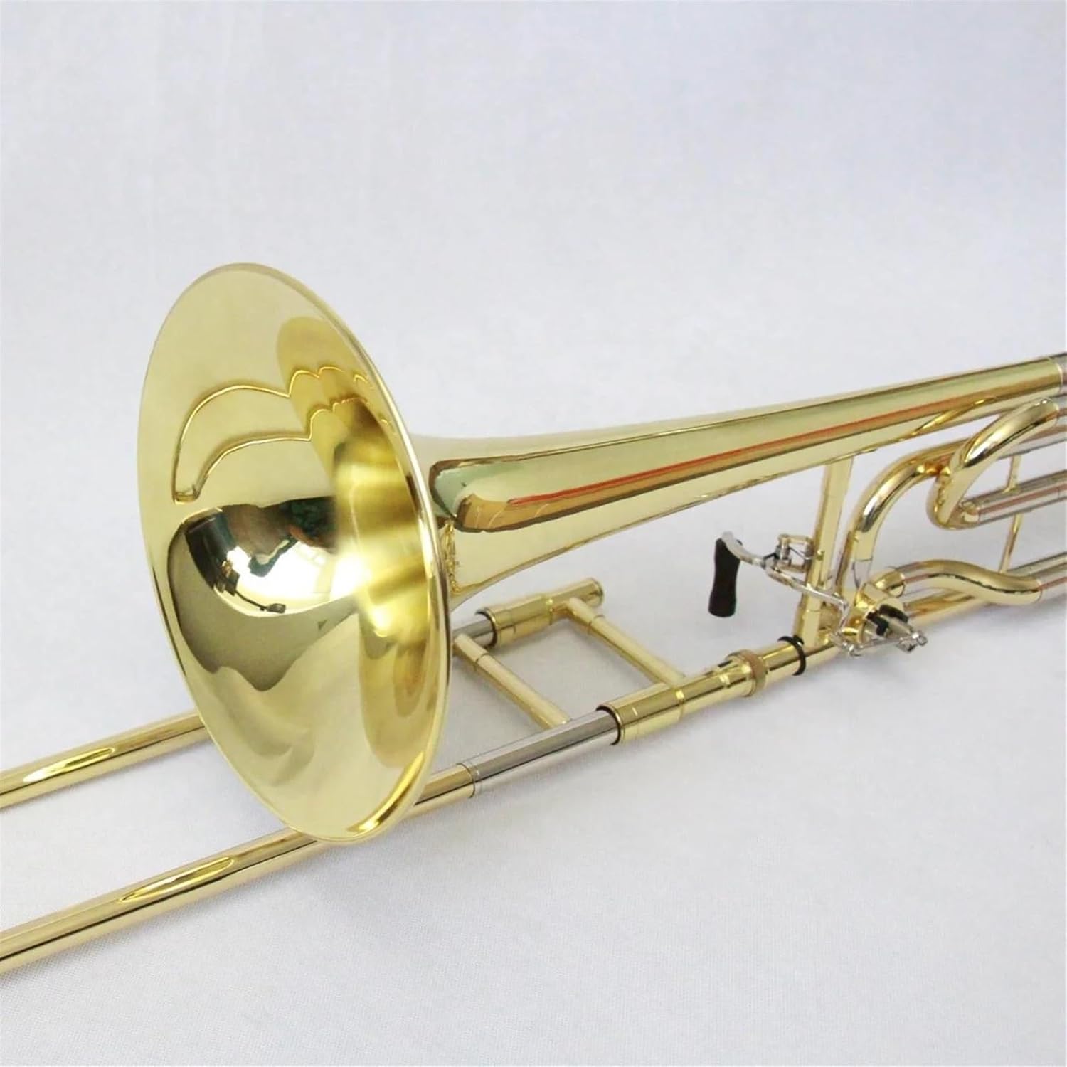 Professionals euphonium High Grade Chinese Brass Instruments Tenor Trombone Bb/F Gold Lacquered Trombone