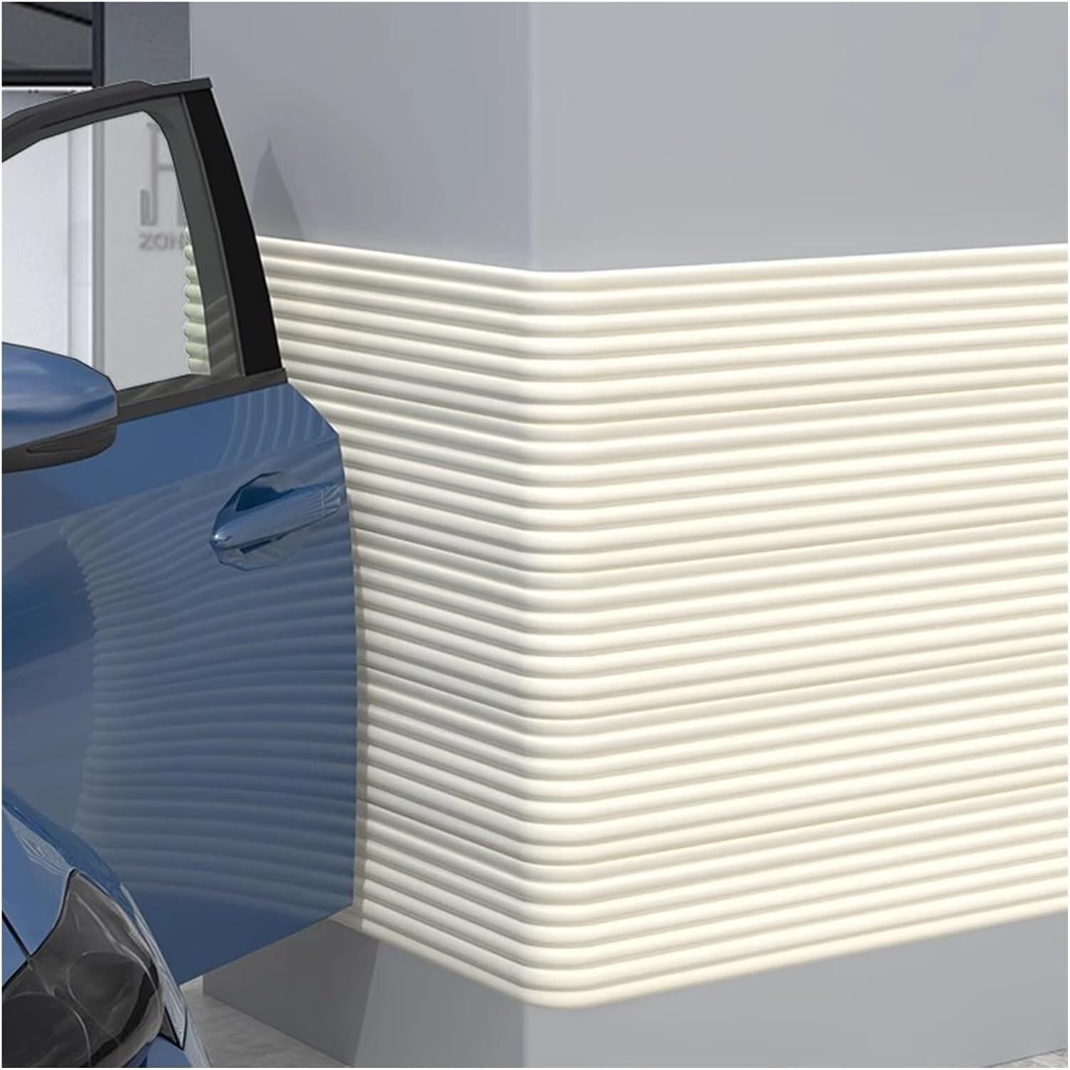 TIST Car Park Garage Corner Guard, Workshop Sponge Edge Protector, Furniture Garage Edge Corner Guard, 2/5 M(2m-6pcs)