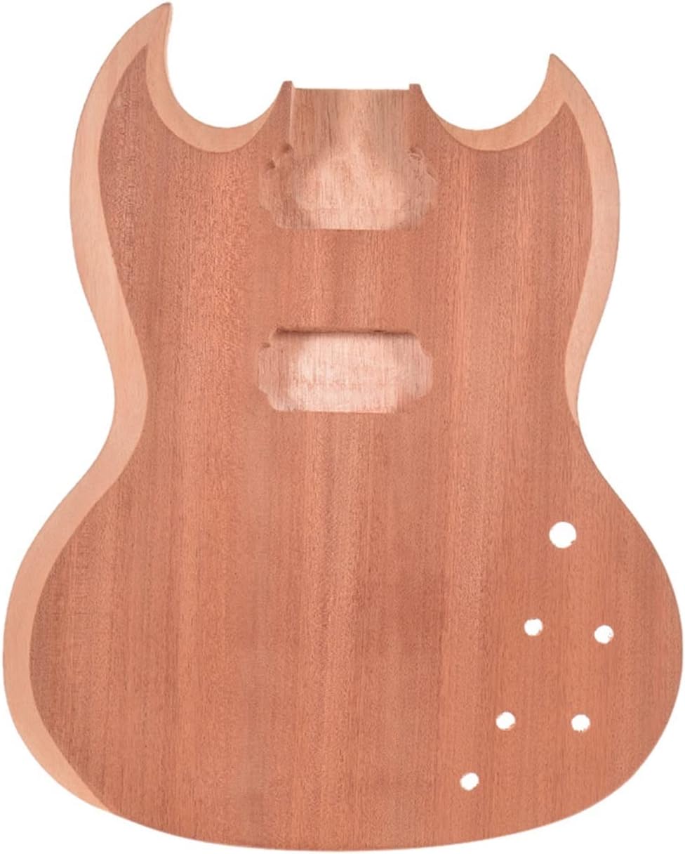 Unfinished Guitar Body Blank Electric Guitar Acoustic Barrel for Bass Guitar DIY Guitar Accessories DIY Guitar Kit