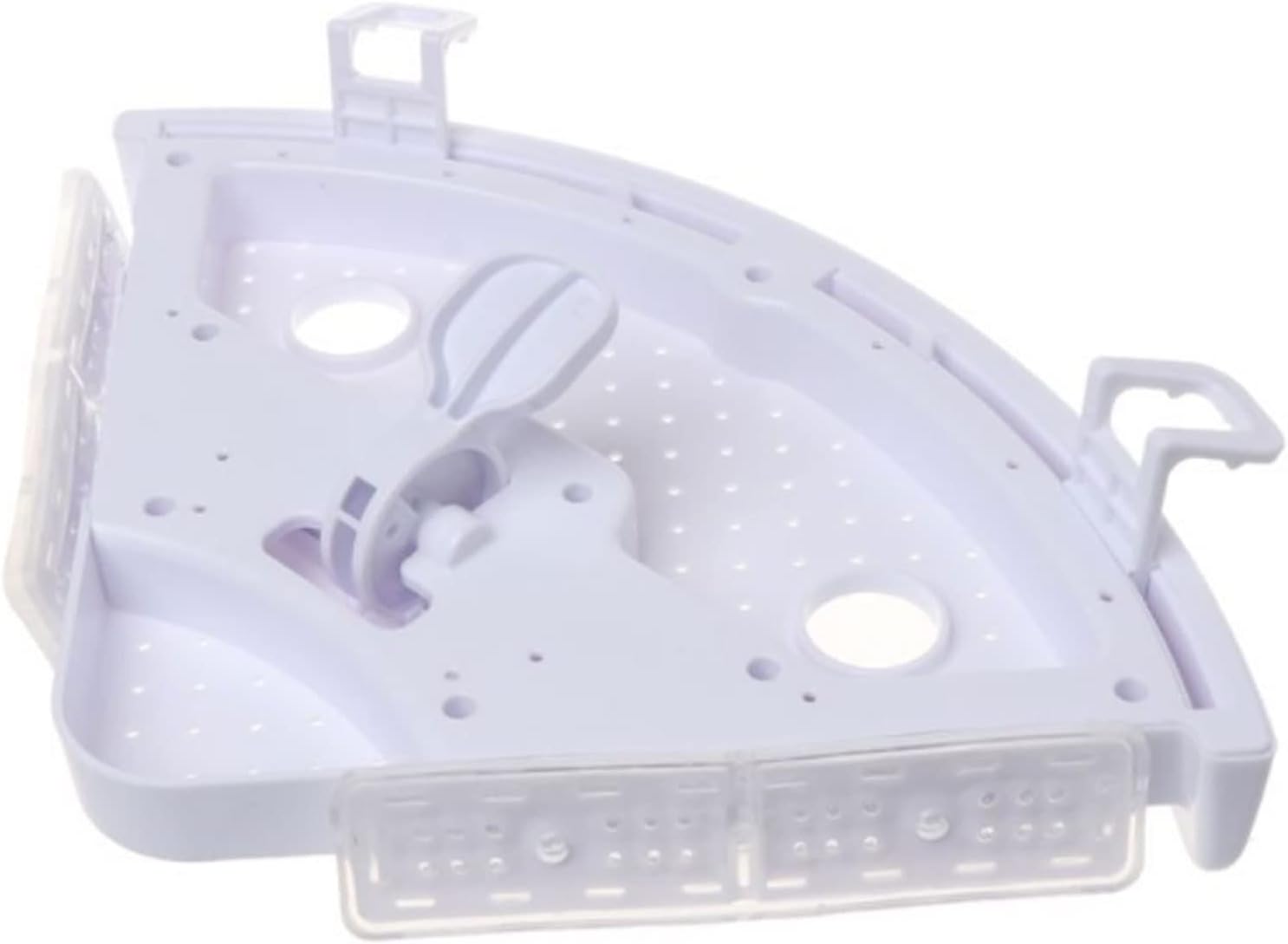 Bathroom Corner Shelf Triple Wall Corner Mount Storage Holder Non-Marking Shelf