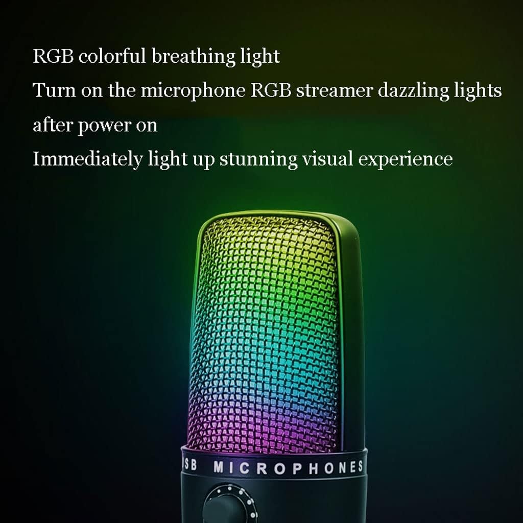 USB Condenser Gaming Microphone, Plug & Play, Precise Supercardioid Pickup Pattern, Professional Recording Quality