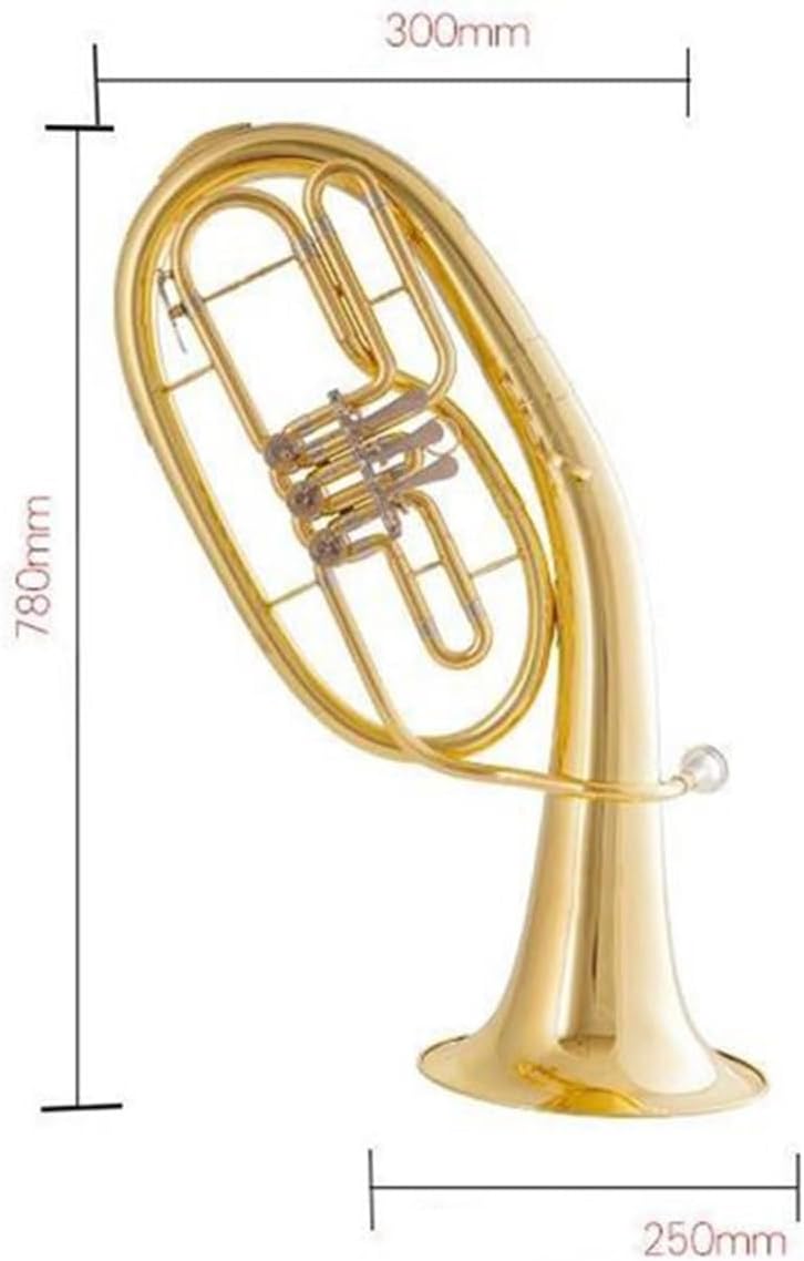 Three Key Tenor Horn Upright Euphonium B Flat Major Instrument Euphonium All-brass Instrument