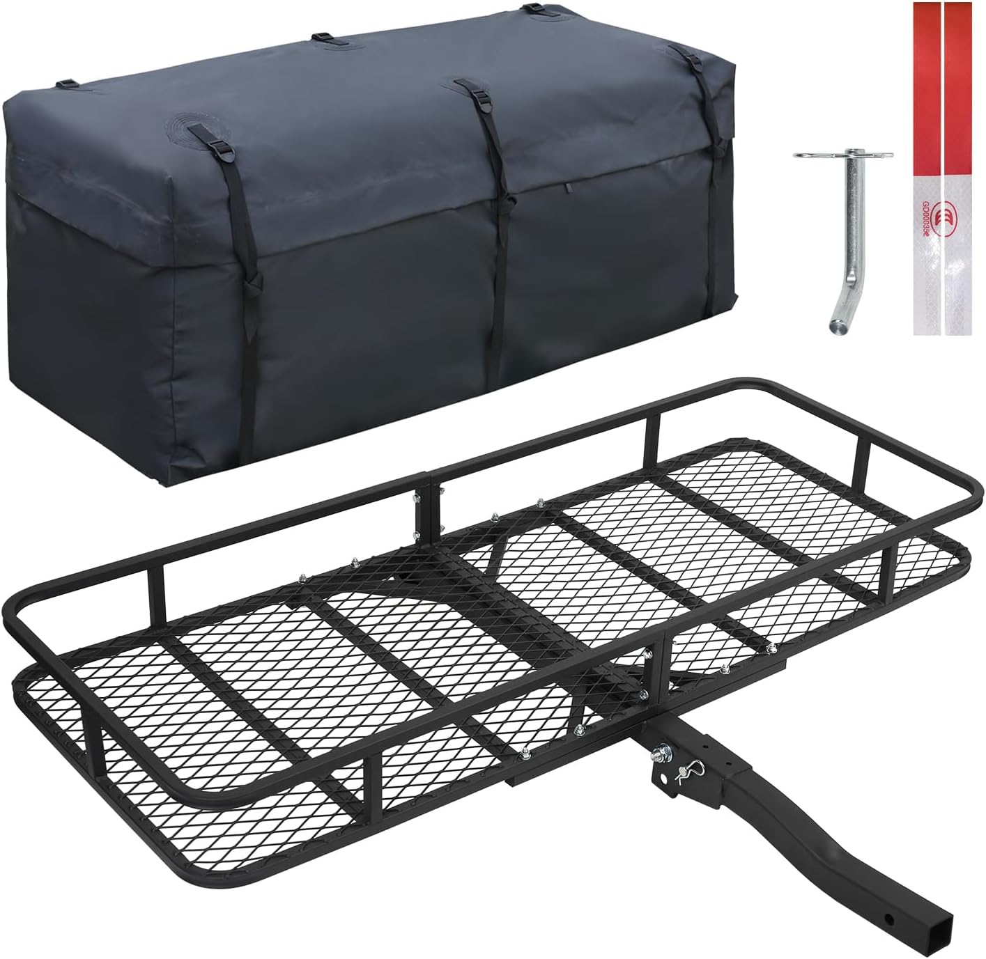 Leader Accessories Trailer Hitch Cargo Carrier Rack with Bag, 60