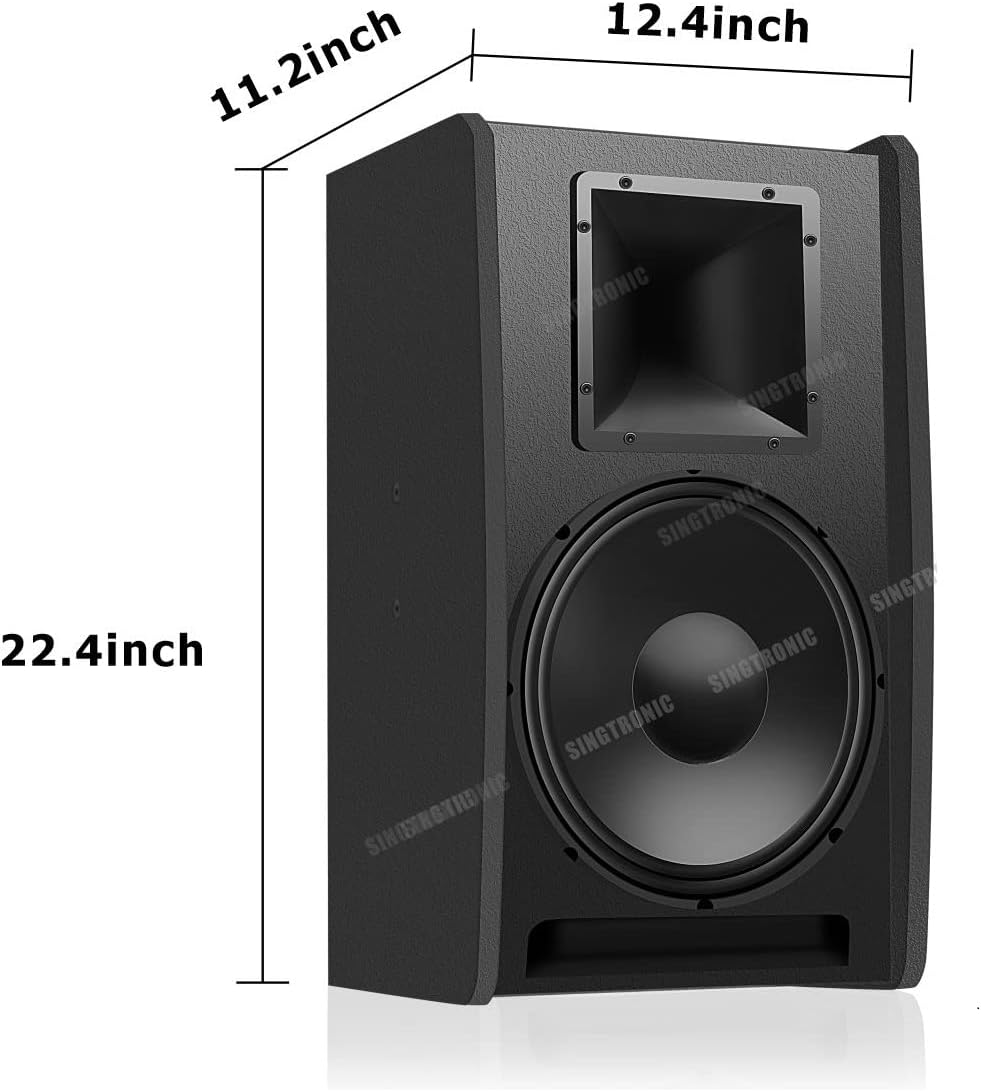 Singtronic Professional 2000W YouTube Karaoke System | 4-in-1 Touchscreen Karaoke Amplifier with Android, Bluetooth, Anti-Feedback Mixer, 2 Wireless Microphones