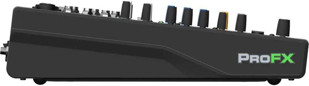 Mackie ProFX10 GO Battery-Powered 10-Channel Analog Audio Mixer Bundle with Gator Cases G-MIXERBAG-1515 Padded Nylon Mixer/Equipment Bag and 10' 3.5mm TRS to Dual 1/4