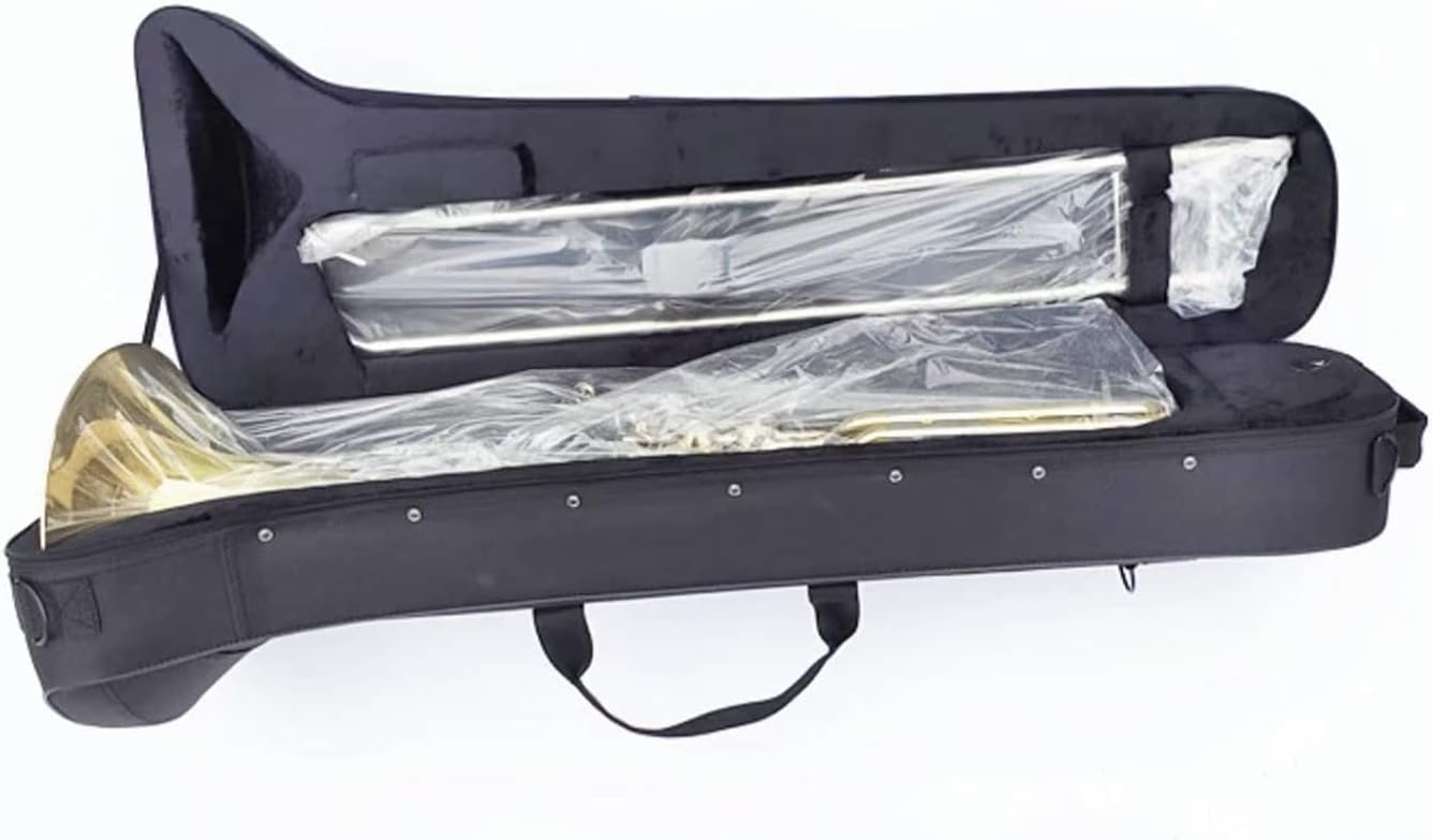 TSTS trombone kit Professional B Flat Bass Trombone Instrument Double Piston With D Tuning/Bb/F/Eb/G/D Tuning Trombone