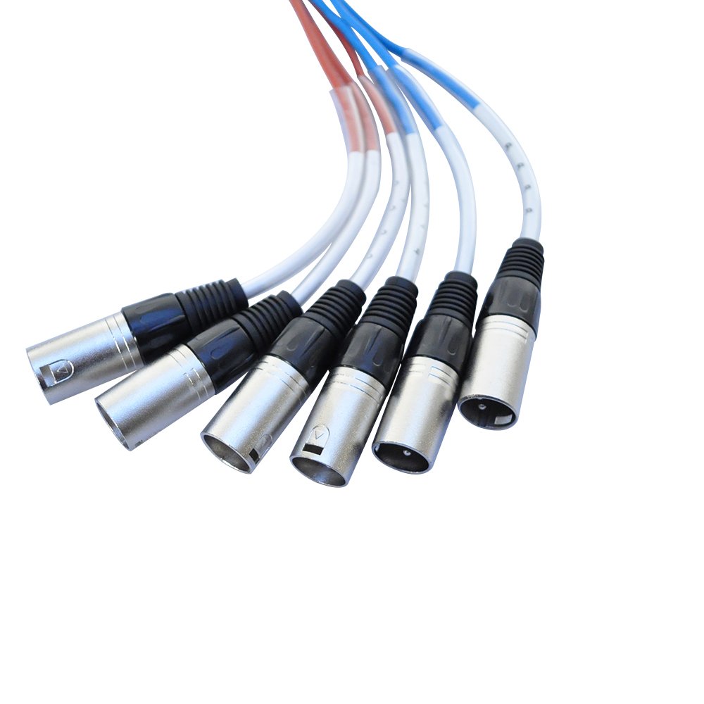 Seismic Audio SADROP-6x30 6 Channel Drop Snake Cable, 30-Feet Pro Audio Sub Snake