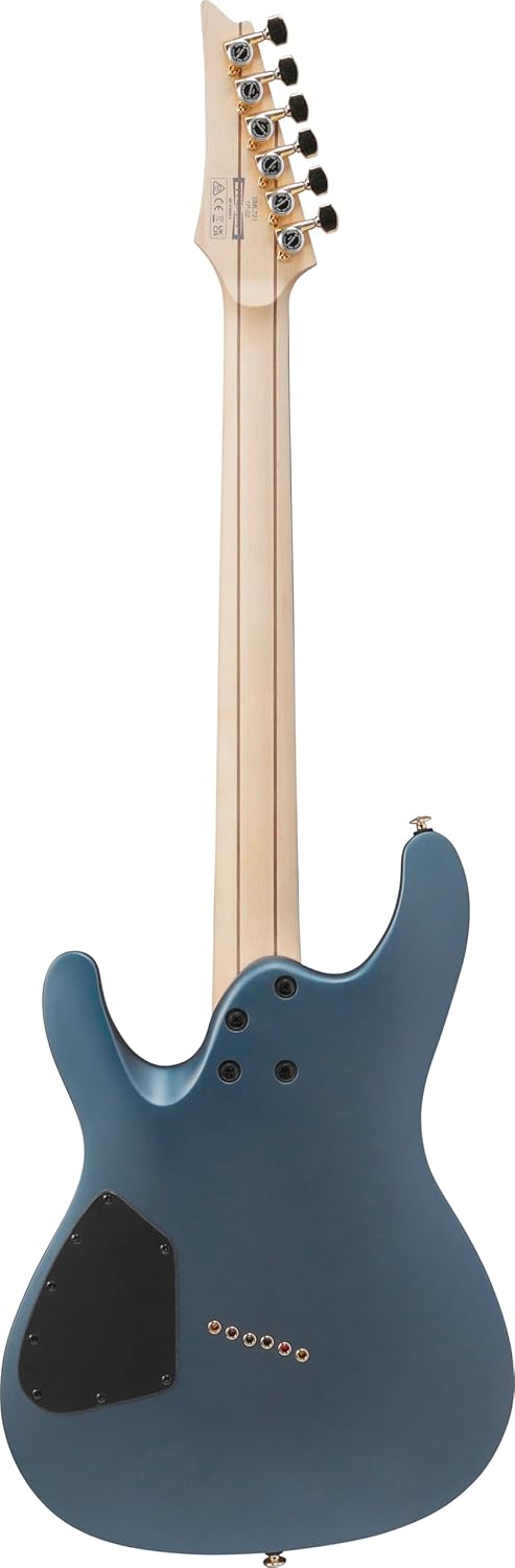 Ibanez SML721 Axe Design Lab Multi-Scale 6-String Right-Handed Electric Guitar with Nyatoh Body and Rosewood Fingerboard (Midnight Arctic Ocean Matte)