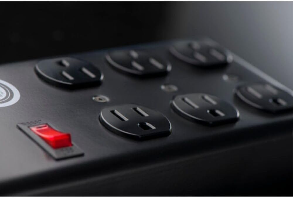 Black Lion Audio PG-P Portable Power Conditioner, 6 Outlets, 9' Cable (Pair) Bundle