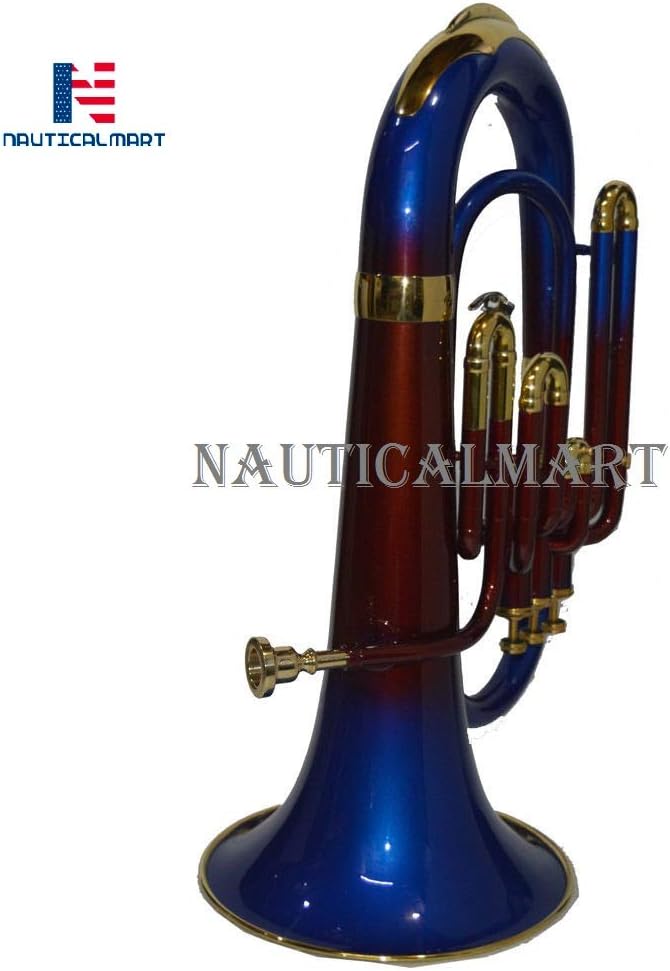 Bb3 Valve Euphonium Pitch Multi Color Musical Instrument