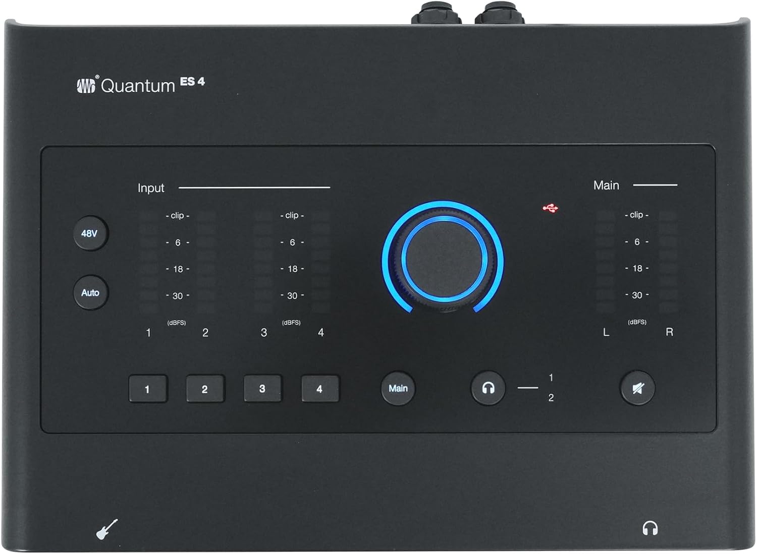 Audiosavings Bundle: (1) Presonus Quantum ES4 USB-C Audio Recording Interface Bundle with (1) Skylight Condenser Recording Microphone+Shockmount,(1) RPAK Backpack Bag (3 Items)