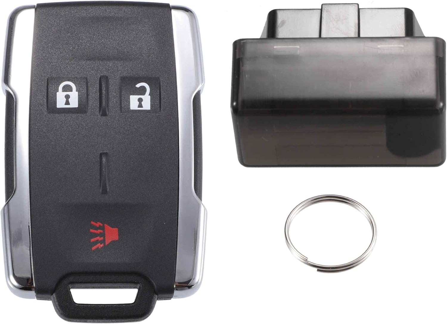 ACROPIX M3N32337100 Keyless Entry Remote Key Fob for Chevrolet Silverado 1500 2500 3500 2014-2018 315Mhz Replacement Car Control Key Kit DIY Tool 3 Button Black