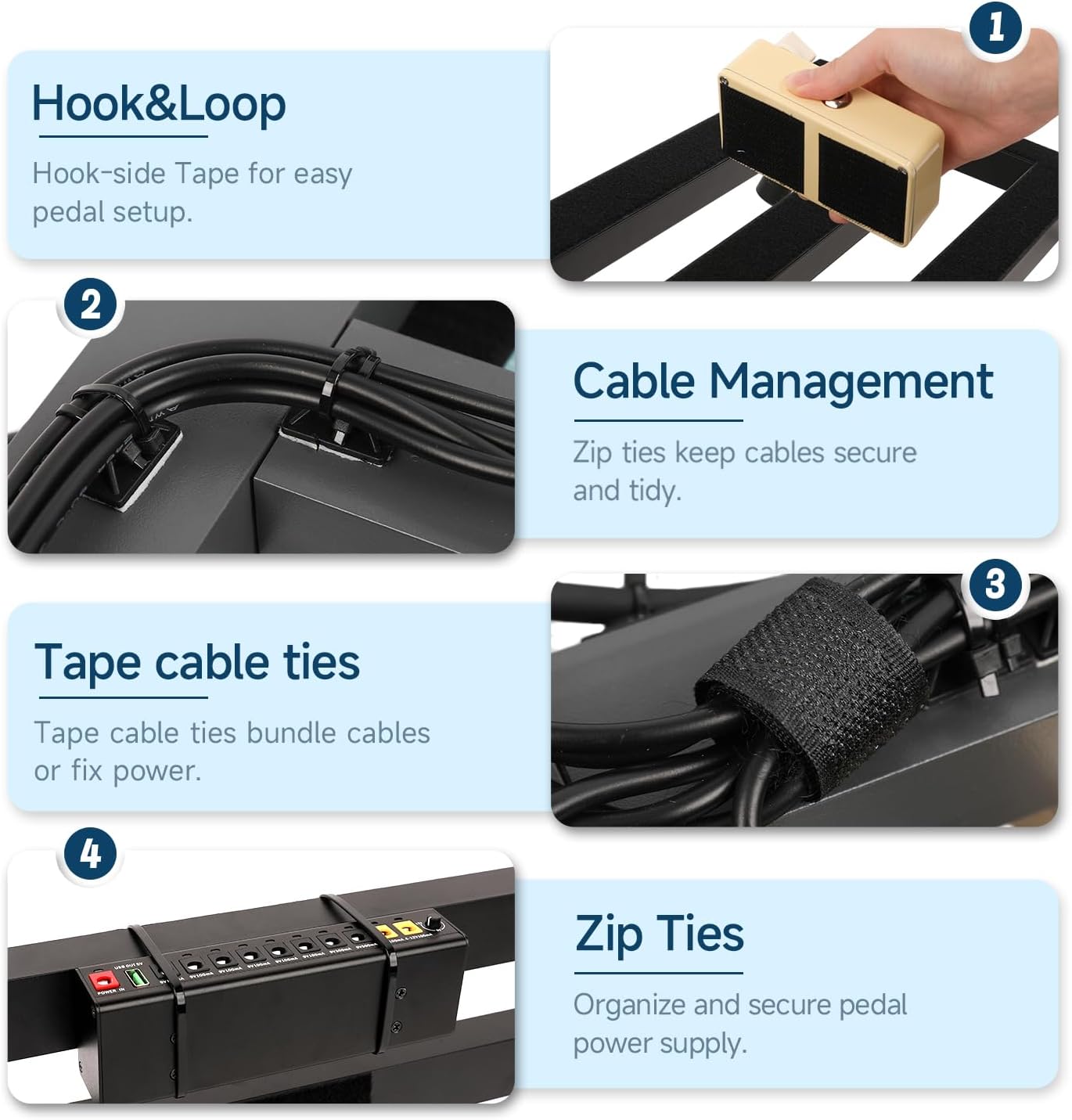 Ghost Fire Large Guitar Pedal Board Aluminum Alloy 3.6ib Super light Effect Pedalboard 27.5''x11.8'' with Carry Bag SPL-07