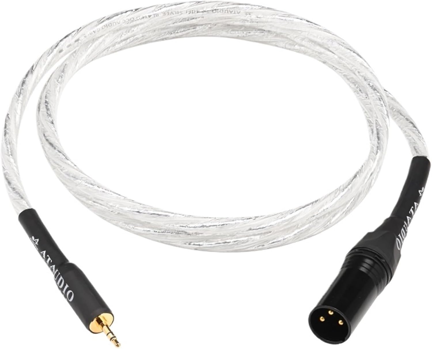 6N OCC Silver Plated HiFi 3.5mm to XLR Female Audio Cable With Gold Plated Plug For Mixer Amplifier Stereo 3.5 to XLR Male Cable(3m)