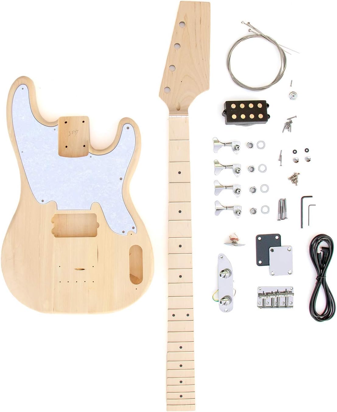 50 Style Build Your Own Bass Guitar Kit